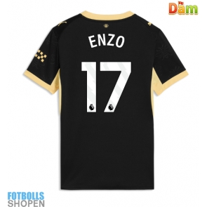 Billiga Manchester City Enzo Fernandez #17 Bortatröja Dam 2026-27 Kortärmad
